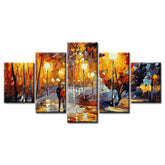 Painting by Numbers Art Nature Autumn 5-Panel